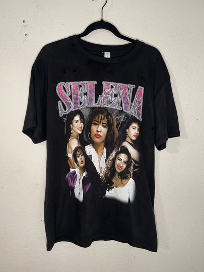 Rhinestone Selena Graphic T-Shirt