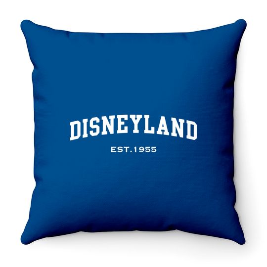Discover Disneyland 1955 Throw Pillows