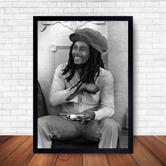 Bob Marley Music Poster Wall Art Home Decor