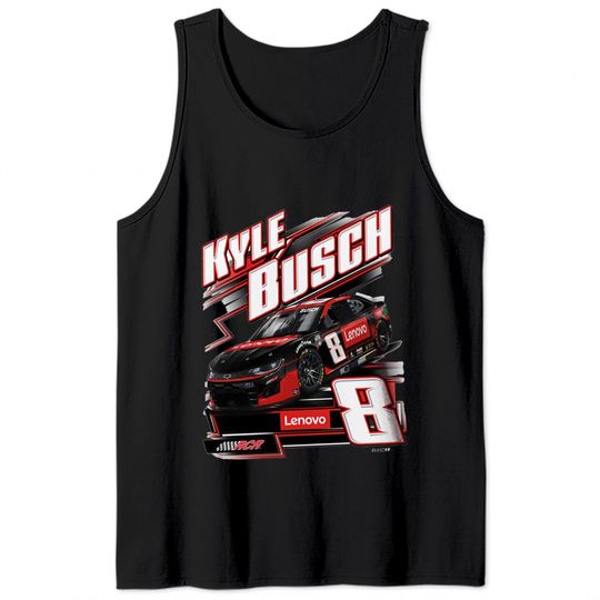 Kyle Busch Racing Tank Tops, 2023 Lenovo Horsepower Tank Tops, Racing Tank Tops