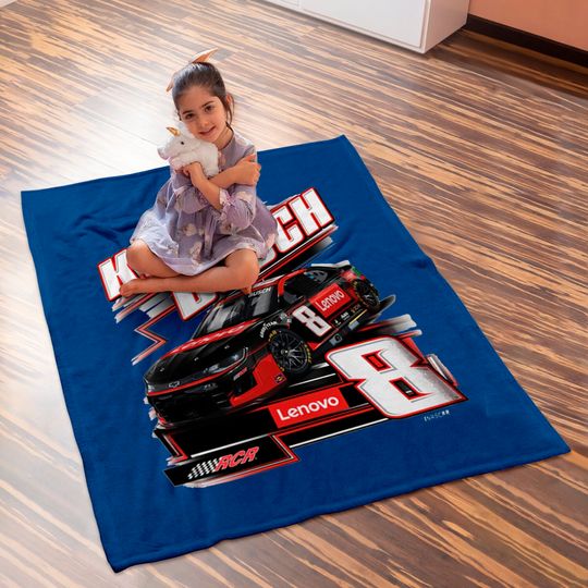 Kyle Busch Racing Baby Blankets, 2023 Lenovo Horsepower Baby Blankets, Racing Baby Blankets