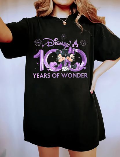 Discover Disney Shirt, Mickey And Minnie 100 Years of Wonder Shirt