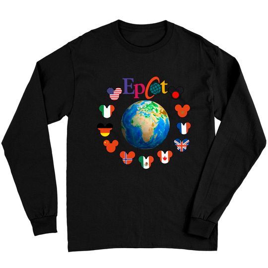 Epcot World Traveler List Of Epcot Countries Disney Matching Family 2023 Long Sleeves