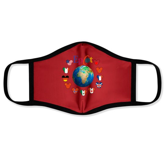 Epcot World Traveler List Of Epcot Countries Disney Matching Family 2023 Face Masks