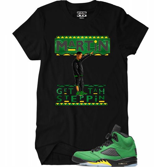 Fitz 4 kickz Shirt to match the Jordan 5 Oregon Green Apple
