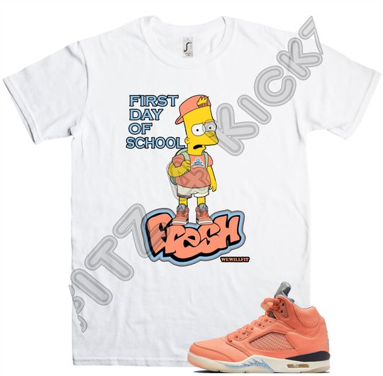 Fitz 4 kickz Shirt to match the Jordan 5 Crimson Bliss