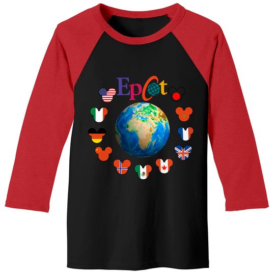 Epcot World Traveler List Of Epcot Countries Disney Matching Family 2023 Baseball Tees