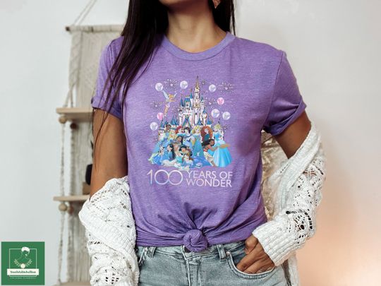 Discover Princess 100 Years of Wonder Shirt, 100th Disney Anniversary T-Shirt