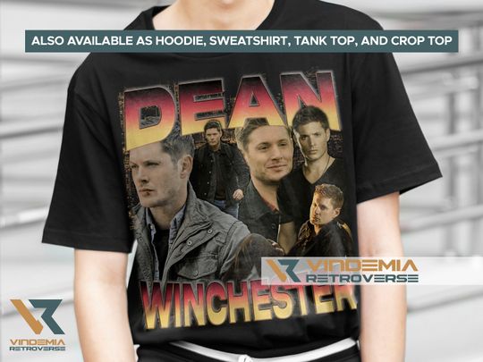 Dean Winchester Supernatural 90s Vintage Bootleg Unisex Rap T-Shirt