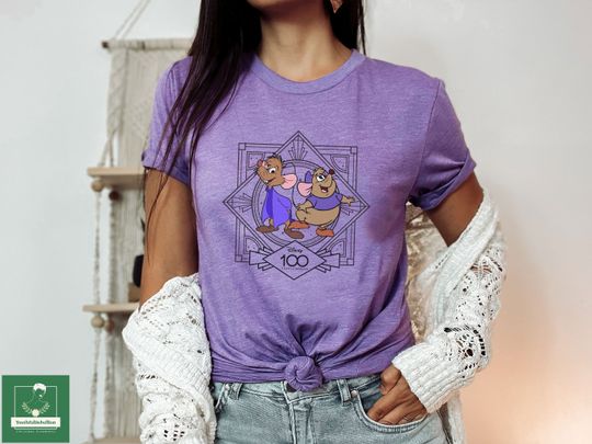 Jaq and Gus Disney 100 Year of Wonder Shirt, Jaq and Gus Disney 100th Anniversary T-Shirt