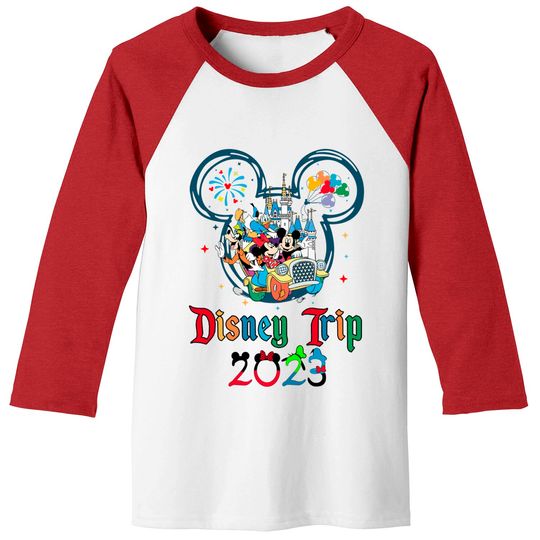 Custom Disney Trip 2023 Baseball Tees, Disney Vacation 2023 Baseball Tees