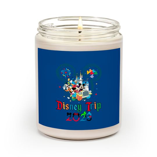 Custom Disney Trip 2023 Scented Candles, Disney Vacation 2023 Scented Candles