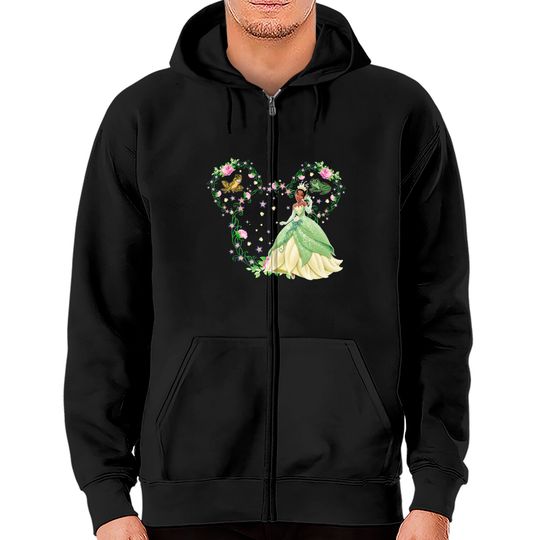 Discover Disney Tiana Princess Zip Hoodies, Disneyworld Zip Hoodies