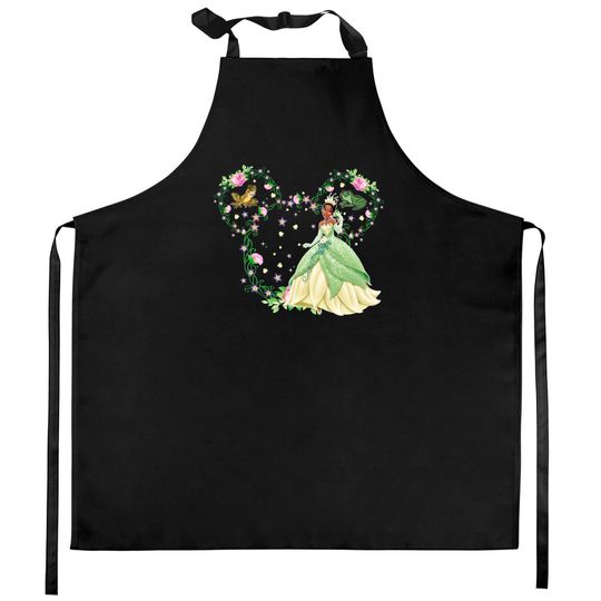 Disney Tiana Princess Kitchen Aprons, Disneyworld Kitchen Aprons