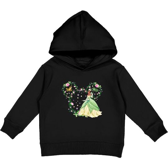 Disney Tiana Princess Kids Pullover Hoodies, Disneyworld Kids Pullover Hoodies