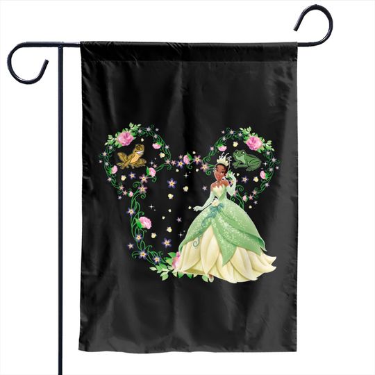 Disney Tiana Princess Garden Flags, Disneyworld Garden Flags