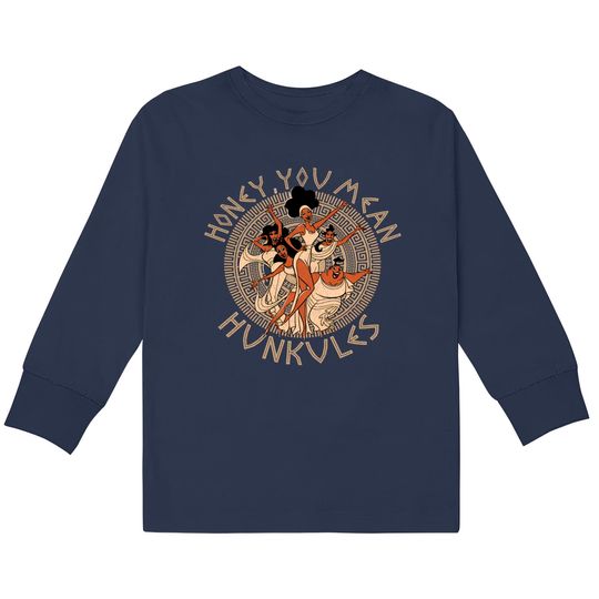 Disney Hercules Diva The Muses Honey You Mean Hunkules Retro 90s Kids Long Sleeve Kids Long Sleeve T-Kids Long Sleeve T-Shirts