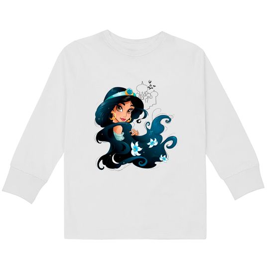 Disney Princess Jasmine Kids Long Sleeve T-Shirts, Magic Kingdom Day