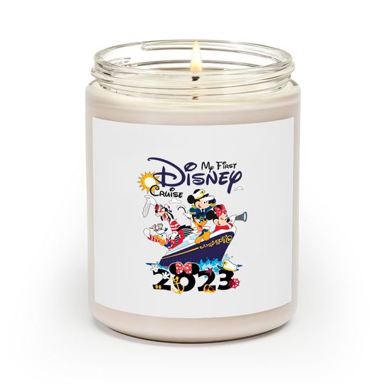 My First Disney Cruise 2023 Scented Candles, Captain Mickey Mouse And Friends Scented Candles