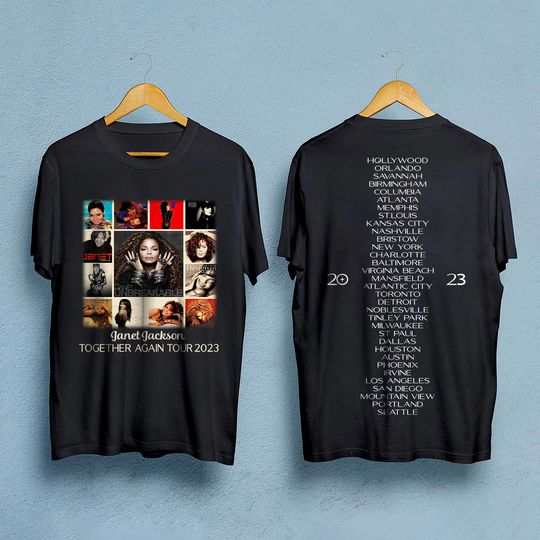 Janet Jackson Together Again Tour 2023 Shirt, Janet Jackson Shirt, Janet Tour 2023 Shirt