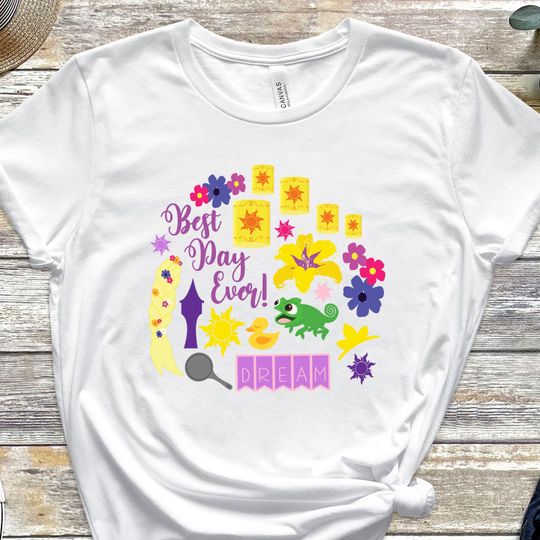 Tangled Rapunzel Inspired T-shirt | Disney Princess Top Shirt