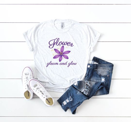 Flower Gleam and Glow, Rapunzel Shirt, Tangled Shirt, Disney Shirt, Disneyland Tshirt, Disneyworld Shirt