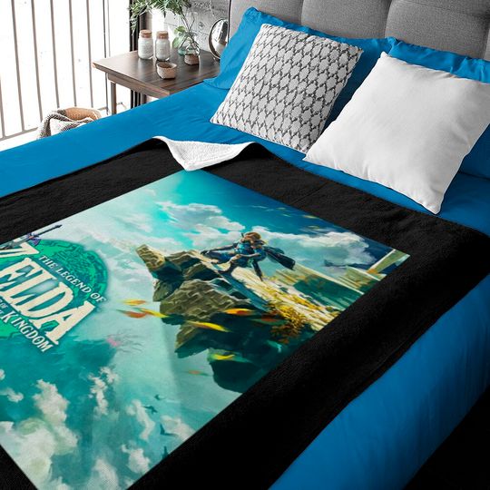 Legend Of Zelda: Tears of the Kingdom Graphic Baby Blankets