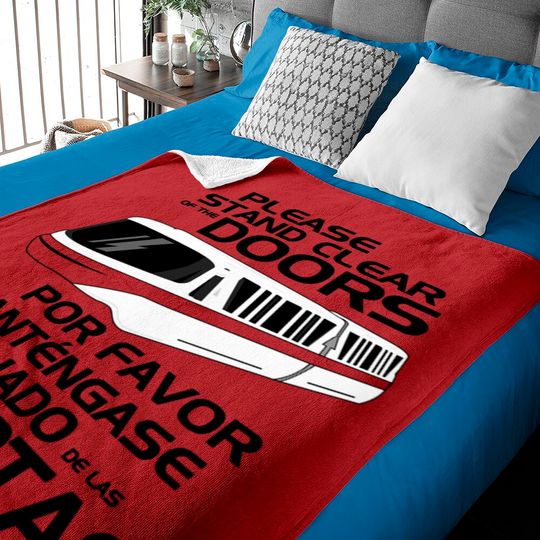 Please Stand Clear - Monorail Disney - Baby Blankets