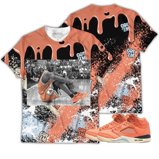 Color Basketball Shoes Goat Number 23 Unisex Sneaker Shirt Match Crimson Bliss 5s Tee, Jordan 5 DJ Khaled Crimson Bliss 3D T-Shirt, Hoodie,