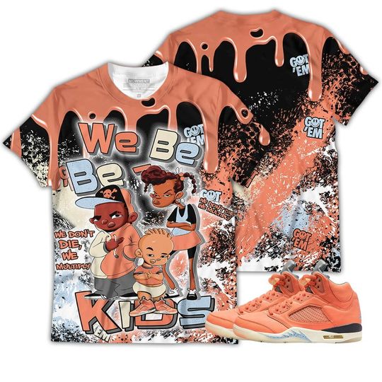 Color We Bay-Bay Kids 90s Melanin Sneaker Shirt