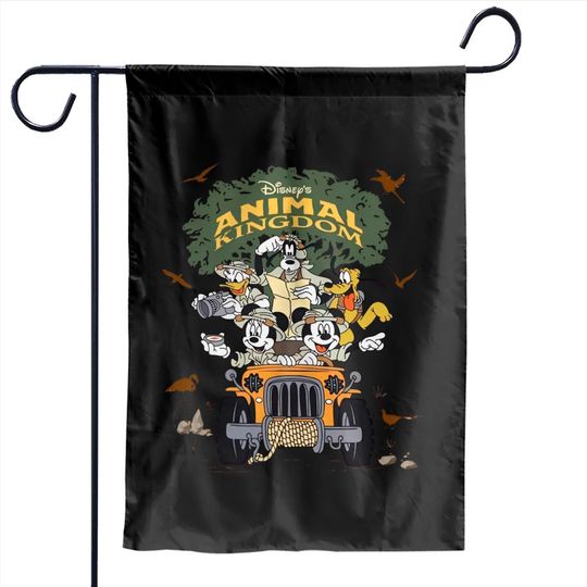 Disney Animal Kingdom Garden Flags, Mickey and Friends Garden Flags