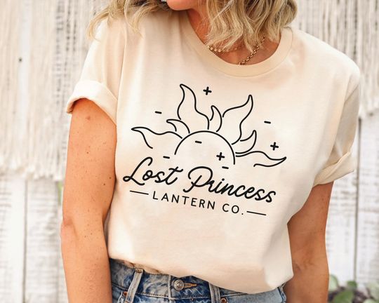 Tangled Lost Princess Lantern Co Shirt / Retro Rapunzel Disney Princess T-shirt