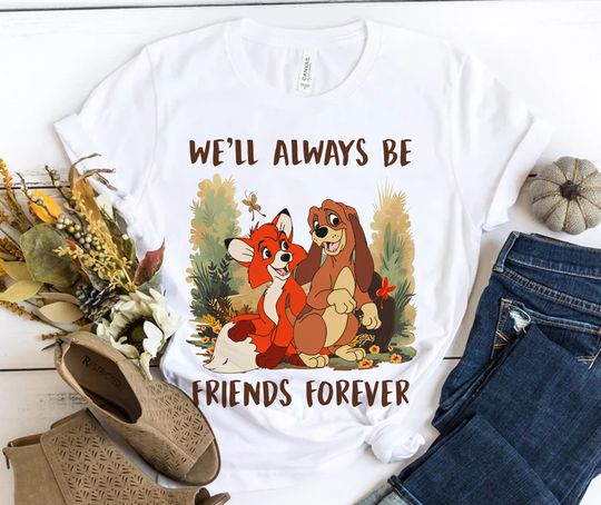 Copper And Todd Always Be Friends Forever Shirt / The Fox And The Hound T-shirt