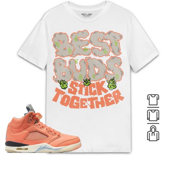 Best Buds Unisex T-Shirt, Hoodie, Sweatshirt Match Jordan 5 DJ Khaled Crimson Bliss