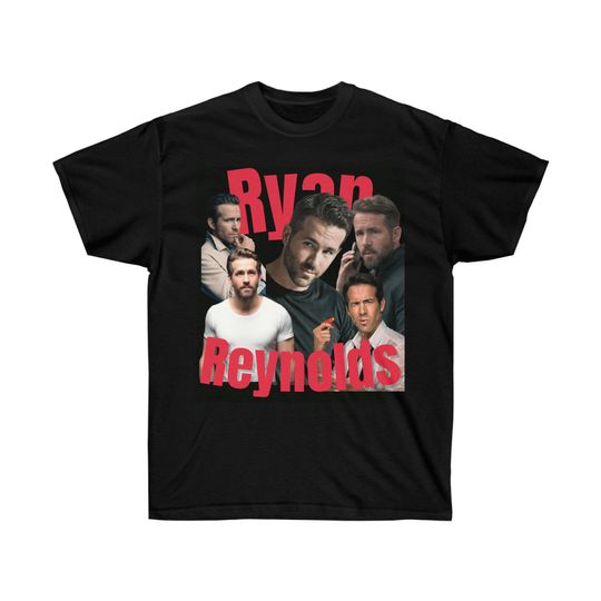 RYAN REYNOLDS Unisex Graphic Tee | Ryan Reynolds Vintage Unisex Crewneck