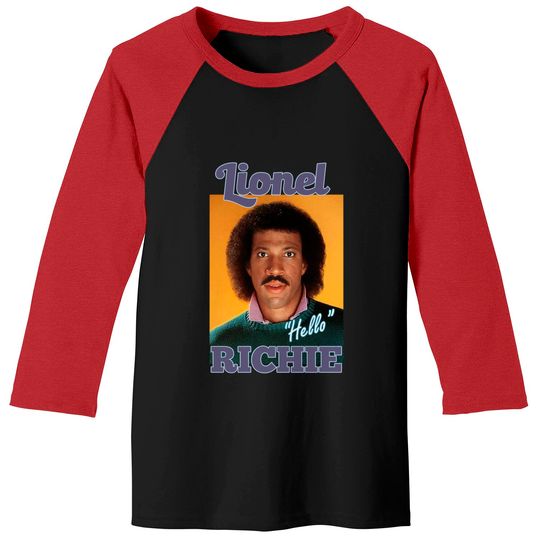 Lionel Richie Hello Baseball Tees
