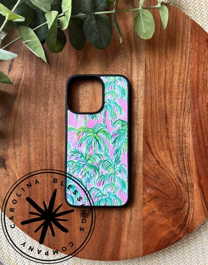 iPhone Case Preppy Charleston South Carolina Lilly Flower Tropical