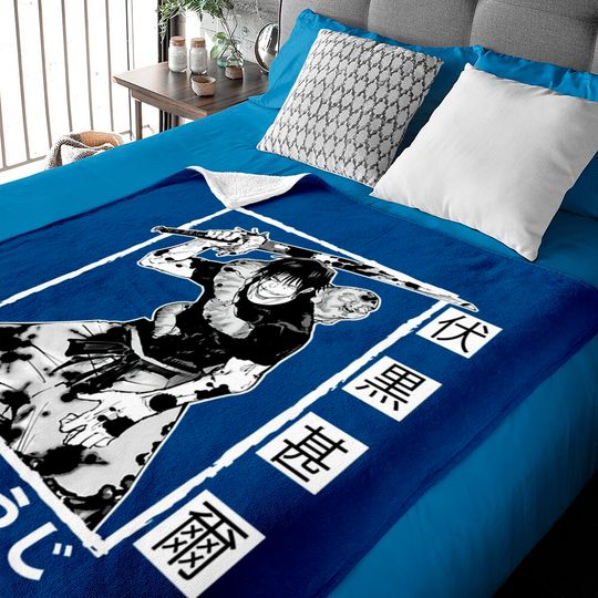 Toji Fushiguro Manga Baby Blankets