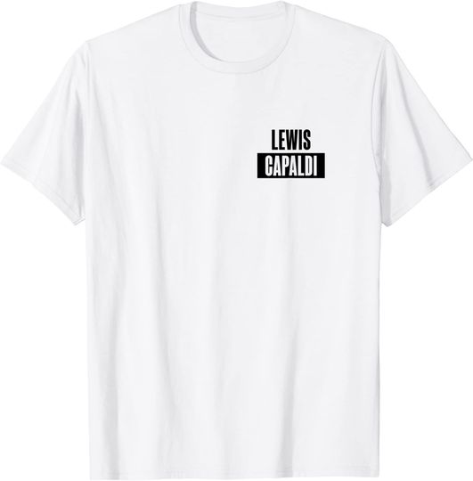 Discover Lewis Capaldi – Stacked Logo Pocket T-Shirt