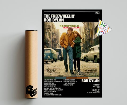 Bob Dylan Poster | The Freewheelin'  Poster