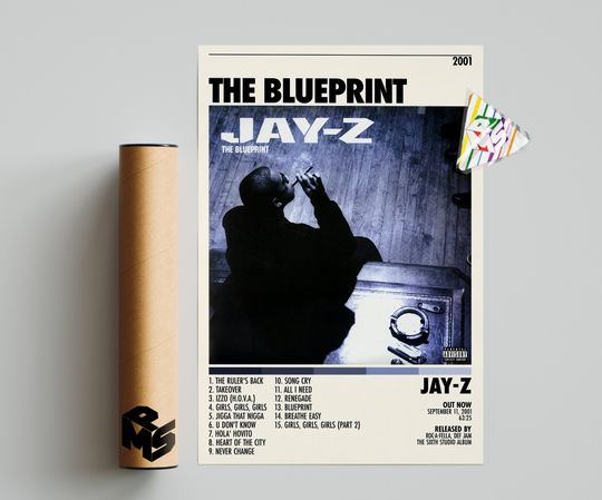Discover Jay Z Poster | Jay-Z The Blueprint Poster