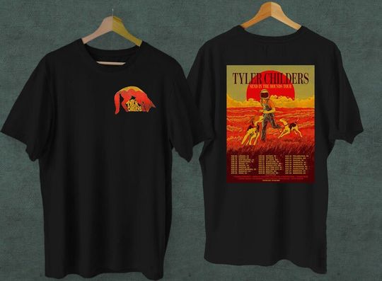 Tyler Childers Shirt, Tyler Childers Send In The Hounds Tour T Shirt