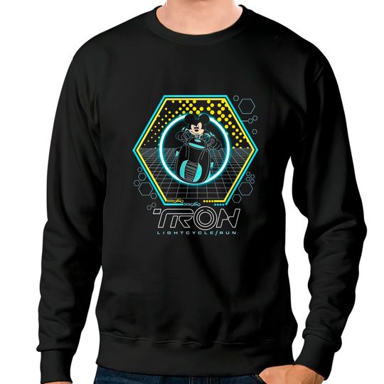 Disney Tron Lightcylce Run Ride Sweatshirts, Mickey Tron Bike Sweatshirts, Disney Trip Sweatshirts