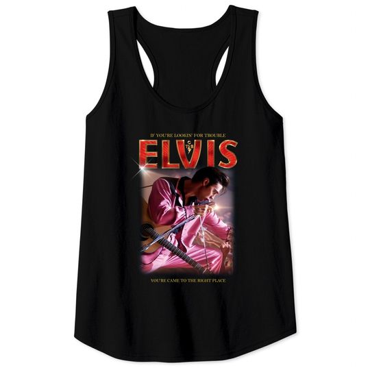 Elvis Tank Tops Hoodie Sweatshirt, Austin Butler, Elvis Presley Tank Tops, King Of Rock N Roll Movie 2022 Tank Tops