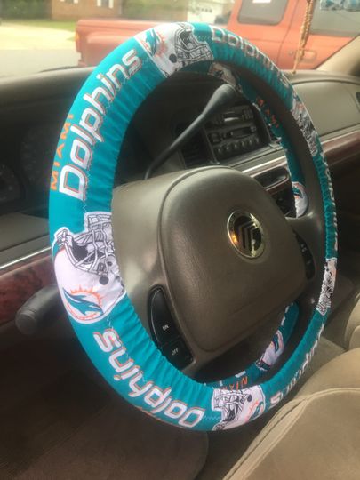 MIAMI DOLPHINS Steering Wheel Cover