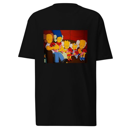 KAWS Mens premium heavyweight tee