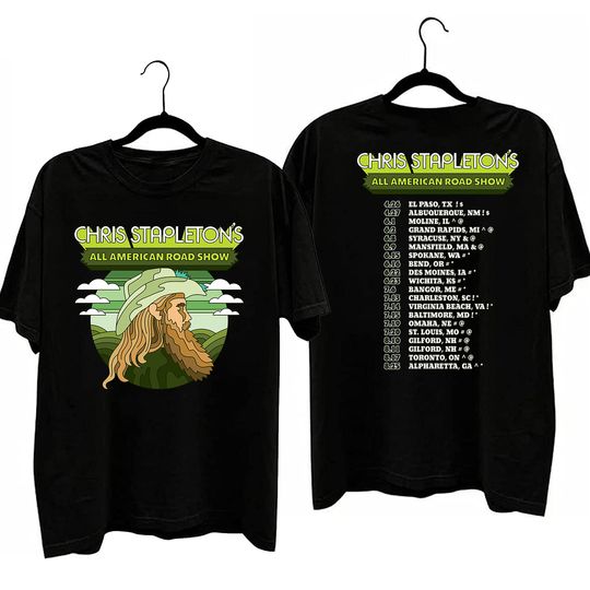 Chris Stapleton Tour 2023 Shirt, All AMERican Road Tour 2023 Shirt