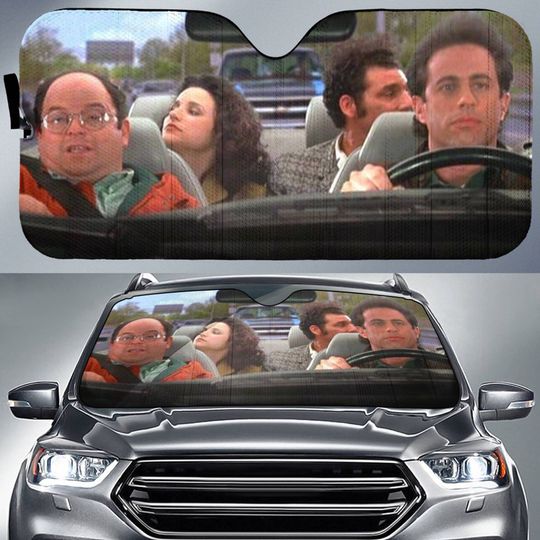 Seinfeld Car Sunshade Seinfeld George Costanza Elaine Car Sun Shade