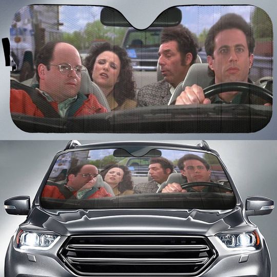 Seinfeld Car Sunshade Seinfeld George Costanza Car Sun Shade