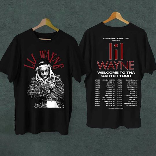 Lil Wayne Rapper 2023 Welcome To Tha Carter Tour T-Shirt